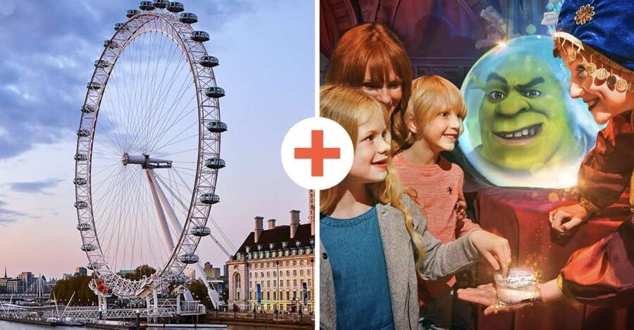 DreamWorks Shrek's Adventure and London Eye: Combo Ticket - From Shrek’s swamp to London’s skyline