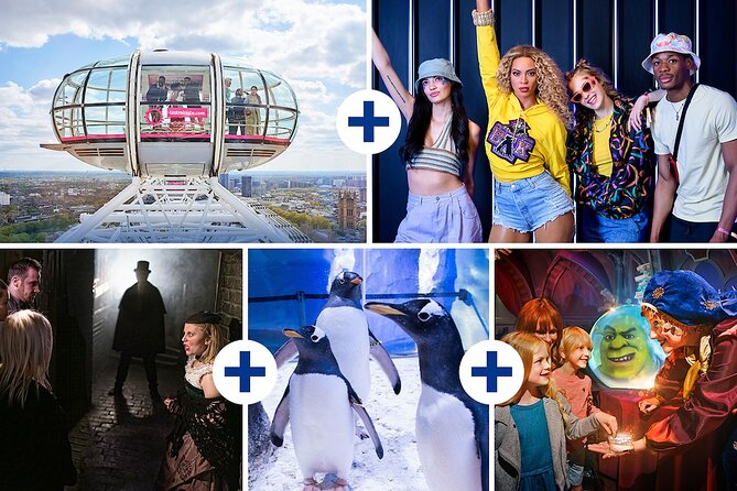 Five attraction pass including Madame Tussauds & The London Eye - What this London pass actually includes