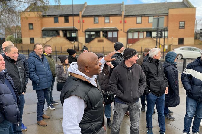 Gangster Tour of London’s East End Led by Actor Vas Blackwood - Group size and sound quality
