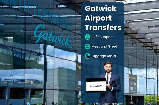 Gatwick Airport Taxi - Private Transfer to/from London - From Gatwick arrivals hall to your London address