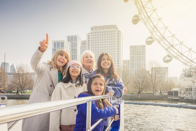 Hop-On Hop-Off Sightseeing River Cruise on the Thames - The boat gives you comfort and open-air views