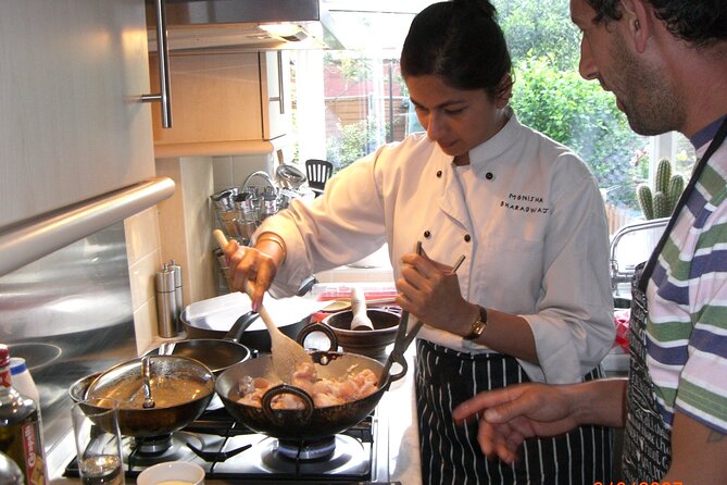 Indian Cooking Masterclass in London - Sitting down to eat what you made