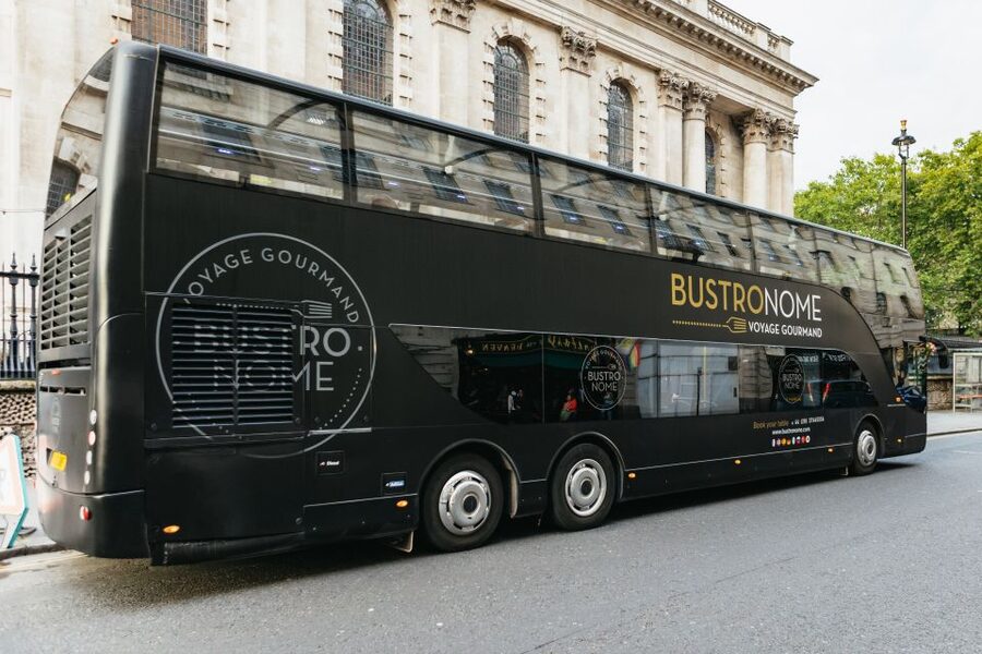 London: 6-Course Gourmet Dinner on a Luxury Coach - The real value at $130 per person