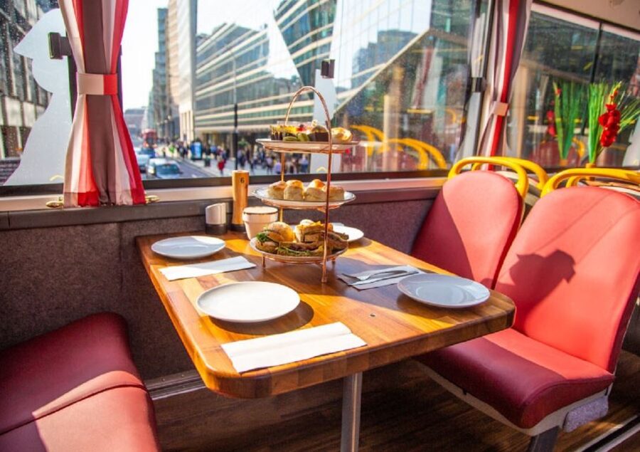 London: Afternoon Tea Bus with a Glass of Prosecco - Why the $64 price can make sense