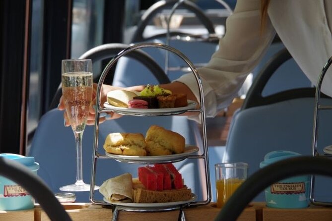 London Afternoon Tea Bus with Panoramic Tour - What arrives on the afternoon tea stand