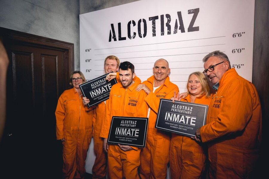 London: Alcotraz Immersive Prison Cocktail Experience Ticket - The Warden, Guards, and Inmate Cassidy