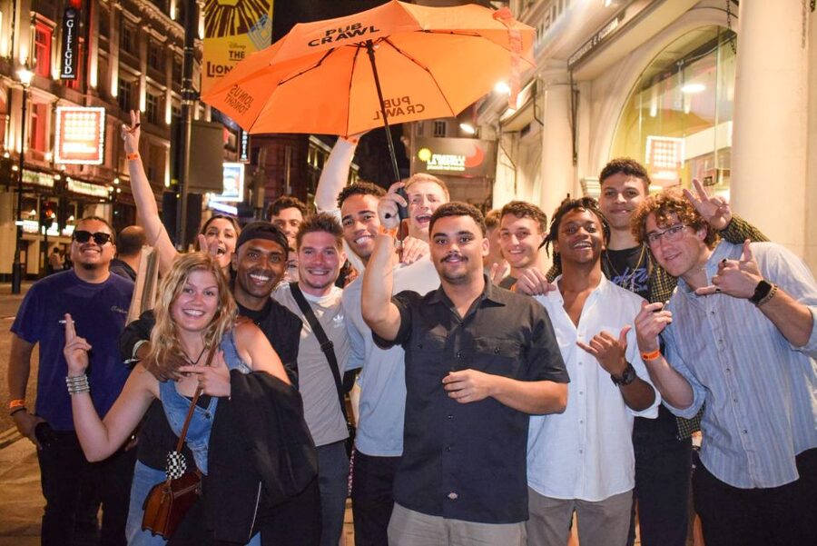 London: Bar and Club Crawl to 5 Central London Venues - Piccadilly Circus: bright streets and quick venue changes