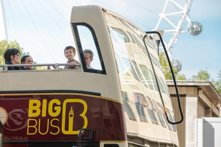 London: Big Bus Hop-on, Hop-off with Optional River Cruise - London after dark on the panoramic evening tour