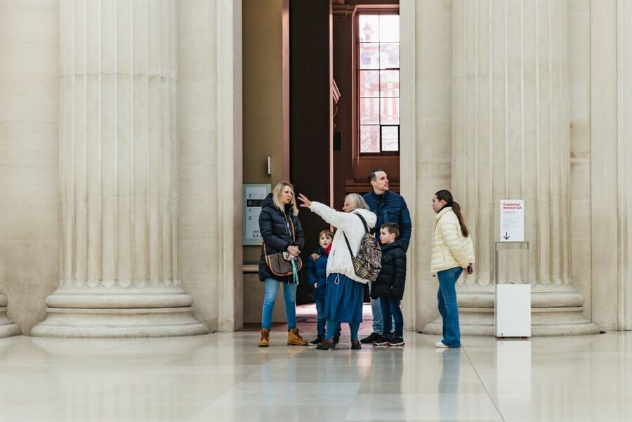 London: British Museum Family-Friendly Private Guided Tour - Meeting the Guide After Security