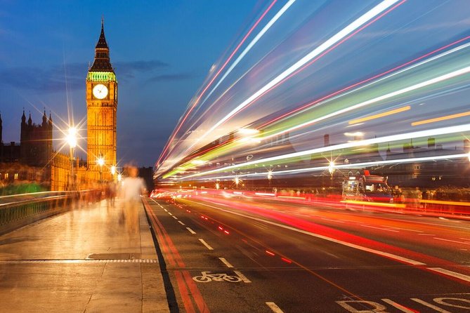 London by Night Sightseeing Open Top Bus Tour with Live Guide - Westminster Abbey, Big Ben, and Parliament