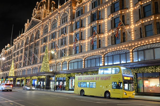 London by Night Sightseeing Tour - Open Top Bus - Why London by night works so well from a bus
