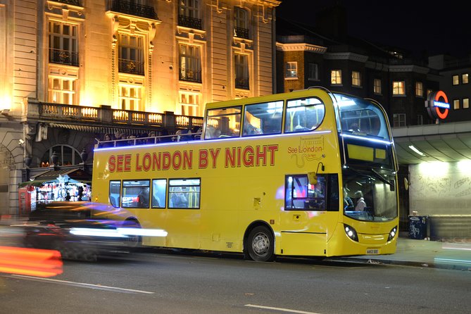 London by Night Sightseeing Tour - Open Top Bus - St Paul’s Cathedral and the City after dark