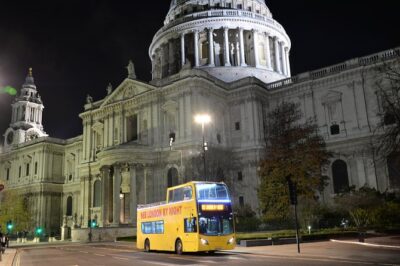 London by Night Sightseeing Tour – Open Top Bus
