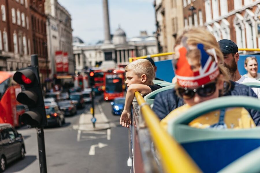 London: Children's Open Top Bus Tour - Starting near the Royal Opera Arcade and His Majesty’s Theatre