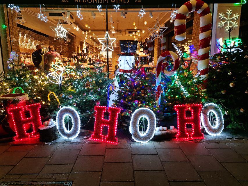 London Christmas Lights Bike Tour - Covent Garden and the final approach to Trafalgar Square