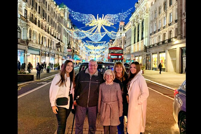 London Christmas Lights Guided Tour by Cab - What the $407.42 group price really means