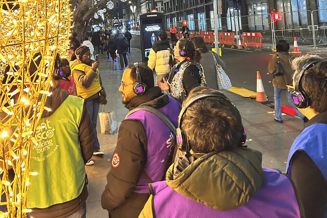 London Christmas Lights Guided Tour With Christmas Music - Soho brings local creativity to the finale