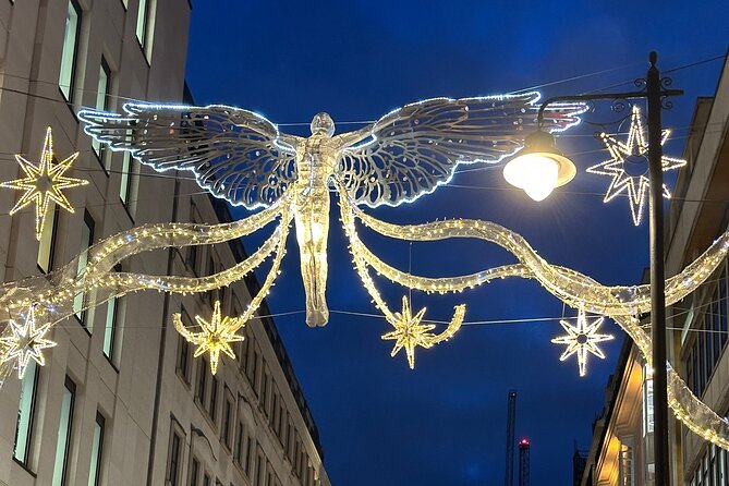 London Christmas Lights Guided Tour With Christmas Music - Oxford Street begins the bright side of London