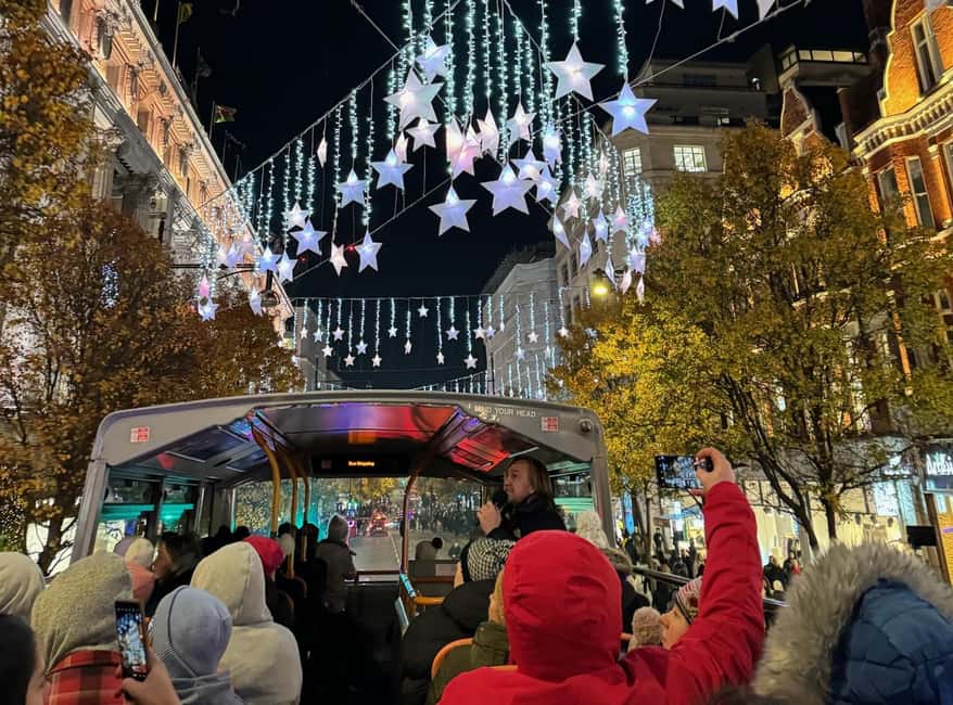 London: Christmas Lights Nighttime Bus Tour with Live Guide - What this Christmas bus tour is really like