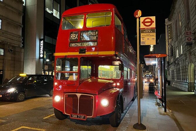 London Christmas Lights Tour by Vintage Double-Decker Bus - The route from Victoria to Trafalgar Square