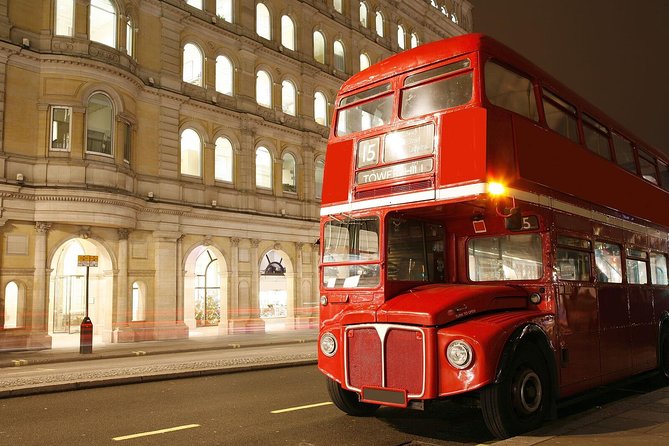 London Christmas Lights Tour by Vintage Double-Decker Bus - Harrods and London’s grand architecture