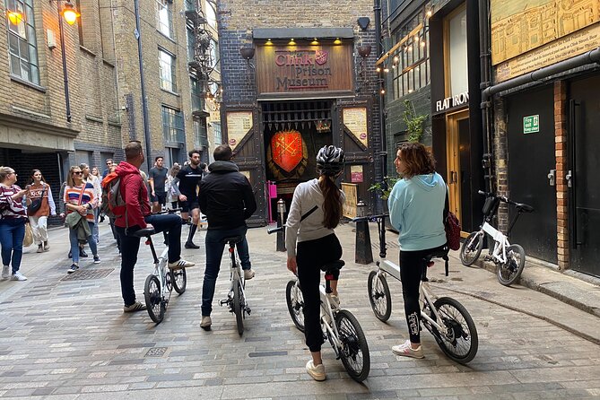 London E-Bike tour & Borough market - The Clink Prison Museum and London’s darker side
