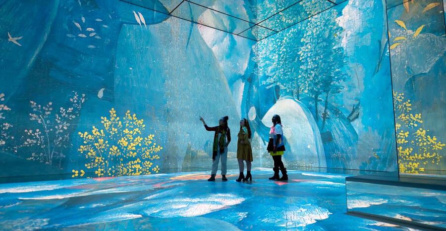 London: Entry Ticket to Frameless Immersive Art Experience - Entering four galleries of moving paintings