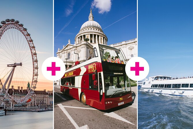 London Eye Ticket, Big Bus Hop-on Hop-Off Tour & River Cruise - Begin with the London Eye, not the bus