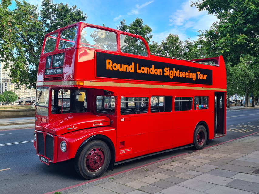 London: Guided Sightseeing Tour on a Vintage Open-Top Bus - Starting at Embankment Stop 40B