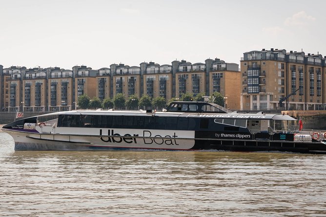 London: Hop-On Hop-Off 1 Day River Thames Adventure - Uber Boat - Canary Wharf and North Greenwich change the mood