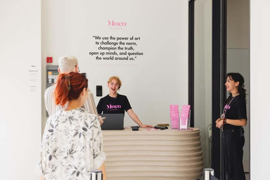London: MOCO- Modern & Contemporary Art Museum Entry Ticket - The museum shop and the final few minutes