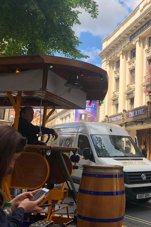 London: Piccadilly and Soho Beer Bike Tour - What the one-hour and two-hour options feel like