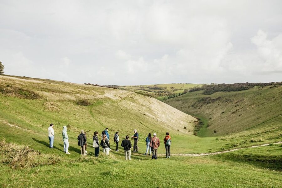 London: South Downs White Cliffs Day Trip with Train Tickets - Middle Farm: lunch with a Sussex flavor