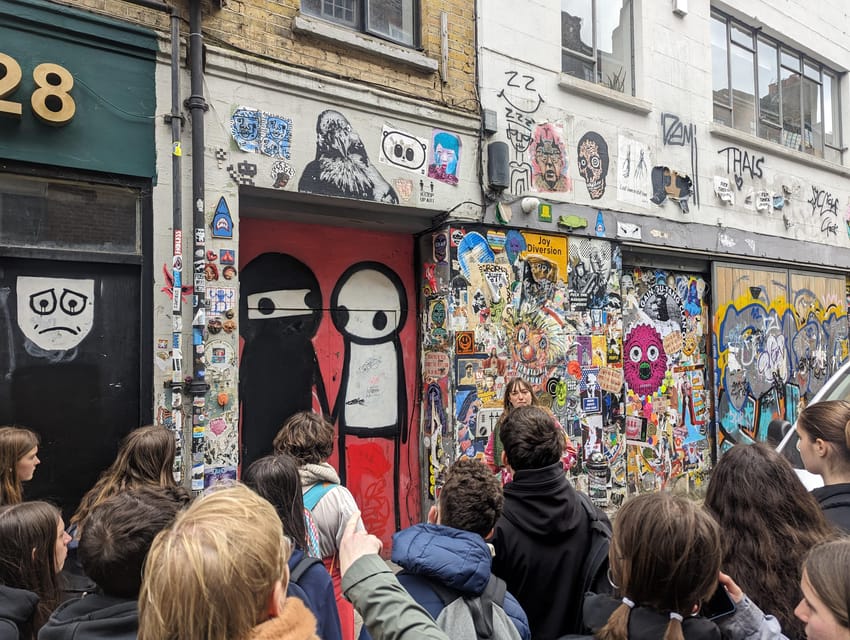 London: Street Art and Graffiti Guided Walking Tour - From Spitalfields toward Brick Lane