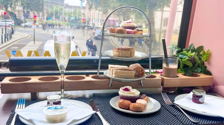London: Taylor Swift-Inspired Afternoon Tea Bus Tour - Prosecco, soft drinks, and Swiftie touches