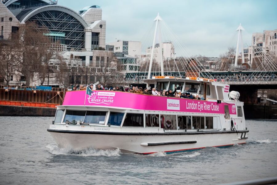 London: Thames River Cruise with Optional London Eye Ticket - St Paul’s Cathedral from the water