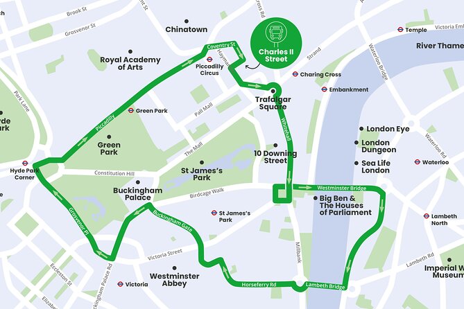 London Tootbus Kids Tour with Bespoke Live Guided Commentary - Starting on Charles II Street