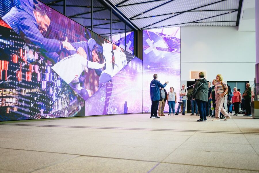 London: Tottenham Hotspur Stadium Tour - Press Auditorium and media spaces