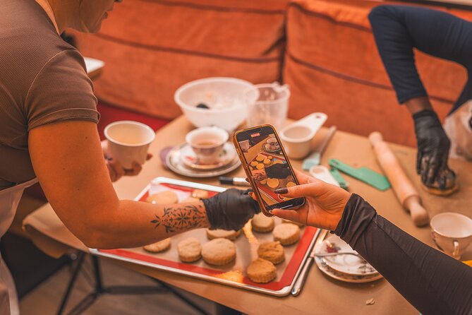 London Traditional English Scone Making and Tea Workshop - Making scones in the heart of London