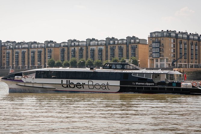 London: Uber Boat - Single Journey River Thames Cruise - Seating, views, and the onboard cafe