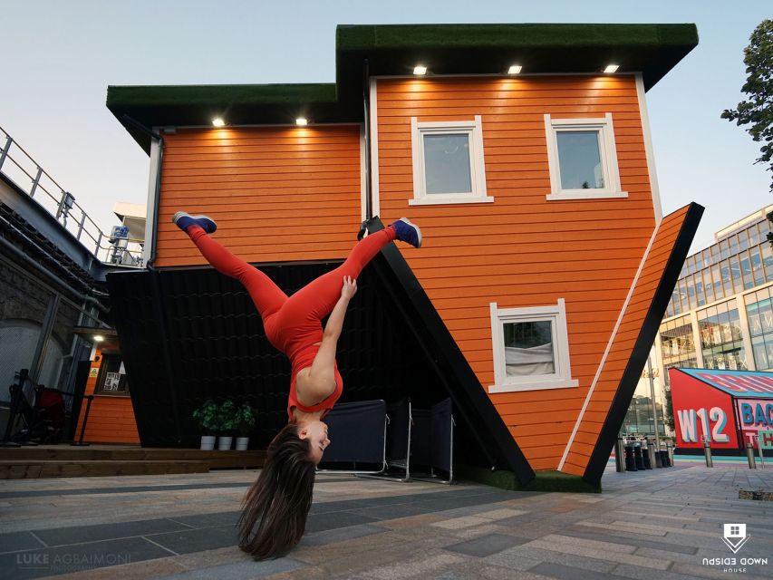London: Upside Down House Westfield White City Entry Ticket - Entering the Orange House at Westfield White City