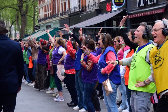 London West End Musical Silent Disco Walking Tour Top 1% Rated - Starting with jazz hands at the Marquis of Granby