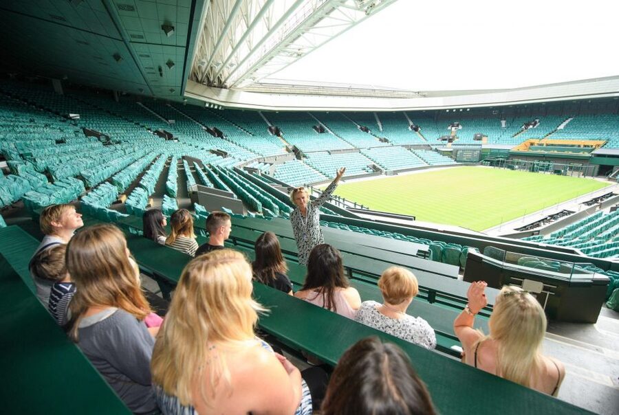 London: Wimbledon Tennis Club and Westminster Walking Tour - From Trafalgar Square to Whitehall