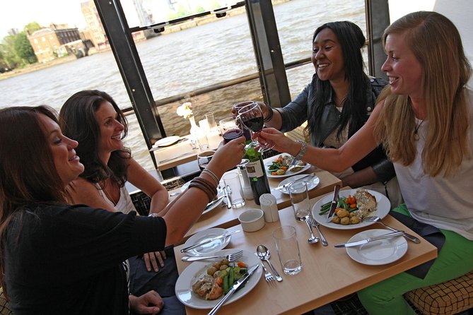 Lunch River Cruise on the Thames with 2-Course Meal - The Shard, Globe Theatre, and London Eye