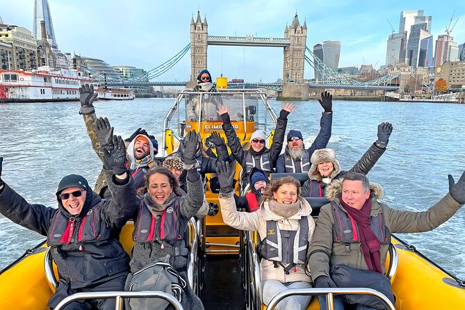 PRIVATE HIRE 45 min Speedboat Tour - Embankment/Westminster Pier - Under Tower Bridge and toward Canary Wharf