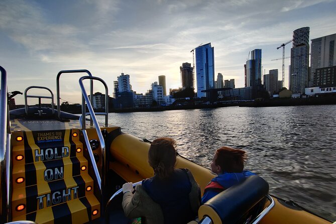 PRIVATE HIRE SPEEDBOAT 'THAMES BARRIER EXPERIENCE - 70 minutes from Embankment - Guides, commentary, and the human side of the ride