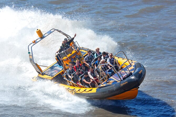 PRIVATE HIRE SPEEDBOAT 'THAMES BARRIER EXPERIENCE - 70 minutes from Embankment - When the music starts and the boat speeds up