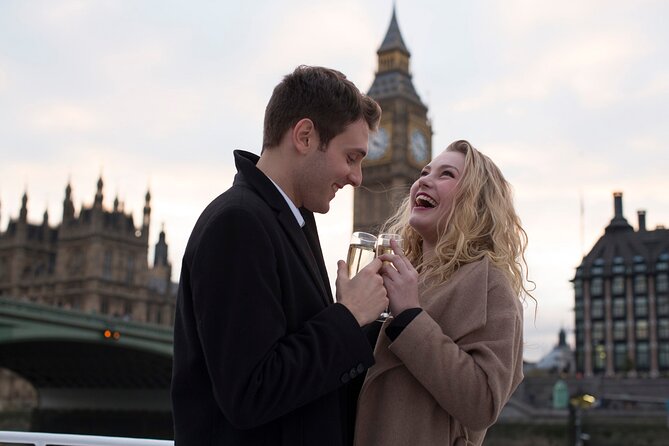 River Thames Evening Cruise with Sparkling wine and Canapés - Westminster, Big Ben, and the London Eye