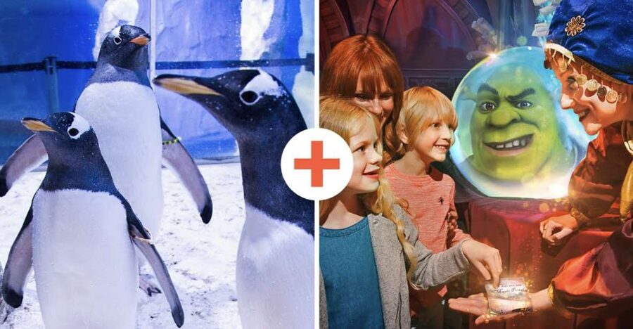 SEA LIFE London & DreamWorks Shrek's Adventure: Combo Ticket - Rainforest Adventure and Ocean Invaders