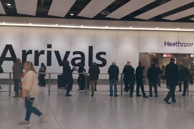 Shared Arrival Transfer London Airport to Hotel Accommodation - Luggage, wheelchairs, and group size